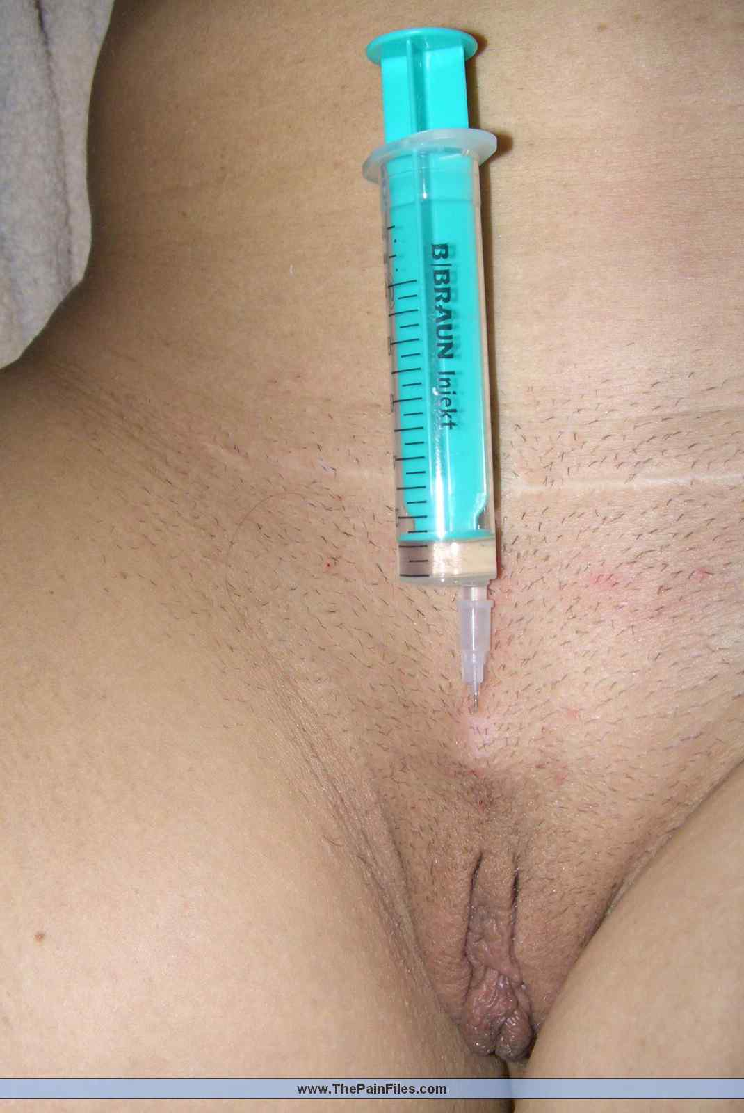 Slideshow saline injection porn.