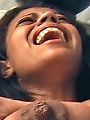 Ebony beauty gets her big tits abused and then is forced to choke on a huge cock|16