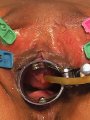 Asian pussy is spread and tormented