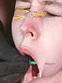 Facial needles in nose punishments