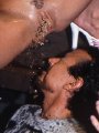 Hot chicks squirting in a guys face