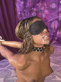 Extreme ebony rope tied action